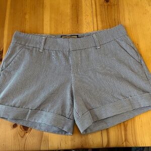 Dear John Pinstriped Cuffed Shorts Size 30